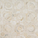 Athena Gold 10"x10" Regency Polished Marble Mosaic Floor And Wall Tile - MSI Collection tile view 2