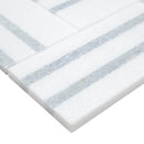 Azula Linea 8"x13" Polished Marble Mosaic Floor and Wall Tile - MSI Collection