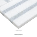 Azula Linea 8"x13" Polished Marble Mosaic Floor and Wall Tile - MSI Collection