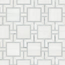 Bianco Dolomite Alana 11"x13" Polished Marble Mosaic Floor and Wall Tile - MSI Collection