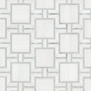 Bianco Dolomite Alana 11"x13" Polished Marble Mosaic Floor and Wall Tile - MSI Collection