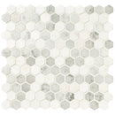 Binaco Dolomite Tibi 12"x12" Polished Marble Floor And Wall Tile - MSI Collection sink wall view