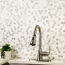 Binaco Dolomite Tibi 12"x12" Polished Marble Floor And Wall Tile - MSI Collection kitchen view 3
