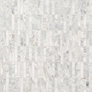 Capri Blue 12"x12" Stacked Pattern Honed Marble Mosaic Floor and Wall Tile - MSI Collection wall view 3