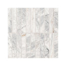 Capri Blue 12"x12" Stacked Pattern Honed Marble Mosaic Floor and Wall Tile - MSI Collection wall view 2