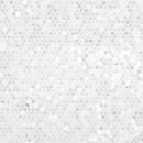 Carrara White 11.70"x12.44" Penny Round Honed Marble Floor and Wall Tile - MSI Collection product shot wall view 2
