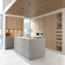 Carrara White 11.70"x12.44" Penny Round Honed Marble Floor and Wall Tile - MSI Collection room shot kitchen view