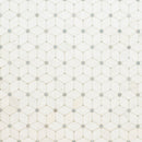 Cecily Grigio 10.83"x12.60" Polished Marble Mesh Mounted Mosaic Tile - MSI Collection product shot tile view 3