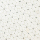 Cecily Grigio 10.83"x12.60" Polished Marble Mesh Mounted Mosaic Tile - MSI Collection product shot tile view 4