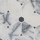 Cecily Lilac 11"x12" Polished Marble Mosaic Floor and Wall Tile - MSI Collection