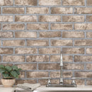 Doverton Gray 10.5"x28" Clay Brick Mosaic Tile - MSI Collection product shot table view