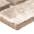 Doverton Gray 12.5"x25.5" Clay Brick Herringbone Mosaic Tile - MSI Collection product shot tile view 4