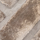 Doverton Gray 12.5"x25.5" Clay Brick Herringbone Mosaic Tile - MSI Collection product shot tile view 7