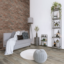 Noble Red 2.64"x7.89" Clay Brick Tile - MSI Collection room shot sofa view