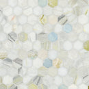 Cloudland Hexagon 12"x12" Polished Marble Mosaic Floor And Wall Tile - MSI Collection