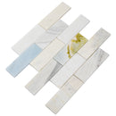 Cloudland 12"x12" Polished Marble Subway Mosaic Floor And Wall Tile - MSI Collection