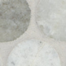 Cloudland Round Pattern 12"x12" Polished Marble Mosaic Floor and Wall Tile - MSI Collection