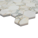 Coronado 10"x12" Honed Marble Hexagon Mosaic Floor and Wall Tile - MSI Collection