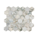 Coronado 10"x12" Honed Marble Hexagon Mosaic Floor and Wall Tile - MSI Collection
