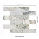 Coronado 12"x12" Honed Marble Subway Mosaic Floor and Wall Tile - MSI Collection