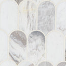 Edessa Scallop 12"x13" Polished Marble Mosaic Floor and Wall Tile - MSI Collection