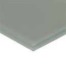 Prudent Spring 4"x12" Glass Subway Wall Tile product shot profile view