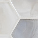 Akoya Pearl 10.95"x12.6" Hexagon Glass Mosaic Tile - MSI Collection