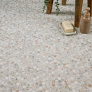 Briar Rosa Pennyround 12"x12" Matte Glass Floor and Wall Tile - MSI Collection