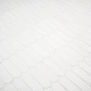 Bianco Glossy Ellipse 12"x12" Glossy Glass Mosaic Wall Tile - MSI Collection