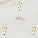 Citadel Gold Trident 10"x12" Matte Glass Mosaic Floor and Wall Tile - MSI Collection