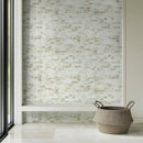 Ivory Amber Beveled Subway 11.81"x11.81" Glass Mesh-Mounted Mosaic Tile Pattern- MSI Collection