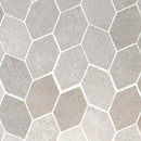 Lilly Pad 12.6"x11.15" Honed Limestone Mesh-Mounted Mosaic Tile - MSI Collection product shot tile view