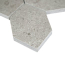 Lilly Pad 12.6"x11.15" Honed Limestone Mesh-Mounted Mosaic Tile - MSI Collection product shot tile view 3