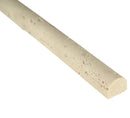 Ivory 3 4 in x 12 in honed SMOT-MP-EIVO engineered marble pencil molding tile product shot profile view 2