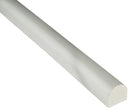Greecian white  3 4 in x 12 in polished SMOT-MP-RGRE resin pencil molding tile product shot profile view 2