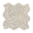 Ivory White Mini Pebble 12"x12" Tumbled Marble Mosaic Floor and Wall Tile - MSI Collection