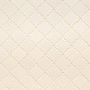 Antique white arabesque 10.83X15.5 glazed ceramic mesh mounted mosaic wall tile SMOT-PT-AW-ARABESQ product shot angle view