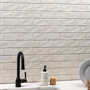 Antique 3x6 glossy ceramic handcrafted beige handmade subway tile SMOT-PT-AW36 product shot bath sink view