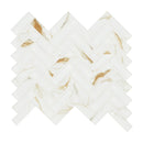 Calacatta Gold Herringbone Matte Porcelain Mosaic Floor And Wall Tile - MSI Collection