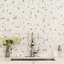 Calacatta Gold 11"x12" Matte 2" Hexagon Matte Porcelain Floor and Wall Tile - MSI Collection basin view