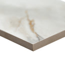 Calacatta Gold 4"x12" Matte Porcelain Subway Floor and Wall Tile - MSI Collection profile view