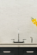 Carrara 11.81"x12.01" Matte Porcelain Floor and Wall Tile room shot bathroom view 4