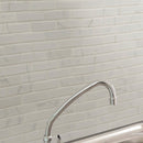 Carrara 11.81"x12.01" Matte Porcelain Floor and Wall Tile room shot bathroom view 5
