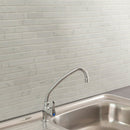 Carrara 11.81"x12.01" Matte Porcelain Floor and Wall Tile room shot bathroom view 7