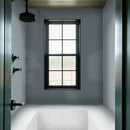 Cielo Azul Hexagon 10"x11" Glossy Porcelain Mosaic Floor and Wall Tile - MSI Collection