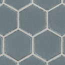 Cielo Azul Hexagon 10"x11" Glossy Porcelain Mosaic Floor and Wall Tile - MSI Collection
