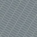 Cielo Azul Scallop 12"x12" Glossy Porcelain Mosaic Floor and Wall Tile - MSI Collection