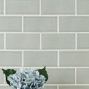 Morning fog 3x6 handcrafted glossy ceramic gray subway tile SMOT-PT-MOFOG36 product shot bathroom drover 4 view