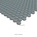 Cielo Azul Pennyround 11"x12" Glossy Porcelain Mosaic Floor and Wall Tile - MSI Collection