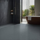 Cielo Azul Pennyround 11"x12" Glossy Porcelain Mosaic Floor and Wall Tile - MSI Collection